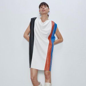 Zara Faux Leather Dress